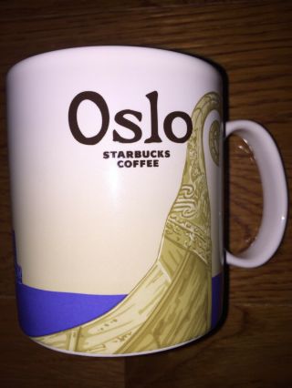 Starbucks Oslo Norway Global City Icon Mug Collector Series