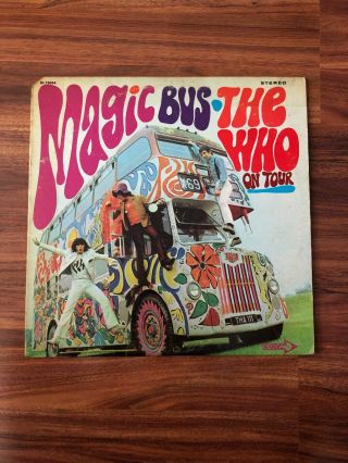 The Who Magic Bus On Tour Stereo Lp Dl - 75064 1968 Vinyl G/vg,