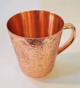Copper moscow mule cup absolut elyx thick copper cup 2