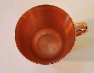 Copper moscow mule cup absolut elyx thick copper cup 3