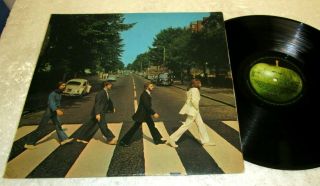 The Beatles Abbey Road Lp Ex - Uk Apple Vinyl No Her Majesty