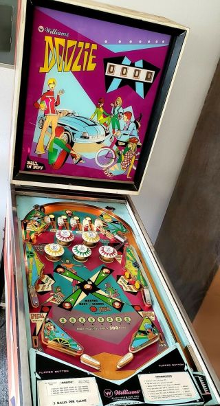 Williams Doozie Pinball Machine 1968 Expertly Maintained PERFECTLY 1 Ownr 2