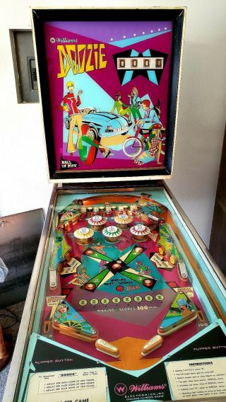 Williams Doozie Pinball Machine 1968 Expertly Maintained PERFECTLY 1 Ownr 3