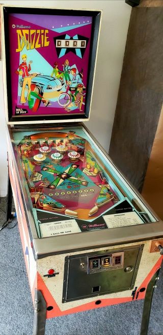 Williams Doozie Pinball Machine 1968 Expertly Maintained PERFECTLY 1 Ownr 4