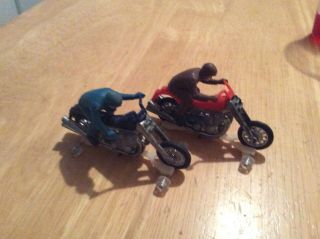 2 - Vintage Hot Wheels Mattel Rrrumblers Road Hot Motorcycle Chopper Toy Rumbler