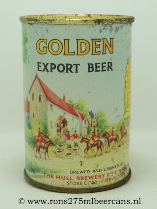 Golden Export,  Flat Top - 9 2/3 Oz - 275 Ml