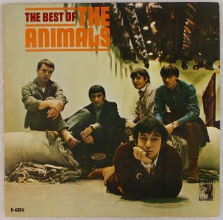The Animals: The Best Of Us Mgm Mono E - 4324 Garage Rock Nm Vinyl Lp Orig Gf