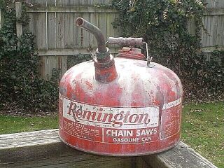 Vintage Remington Arms Co.  Chain Saw Gasoline Can