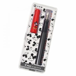 Disney Store Japan Fountain Pen Mickey Mouse Kakuno Early Days From Japan F/s