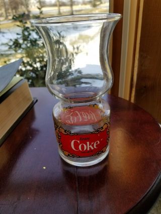 Coke Coca - Cola Glass Vase