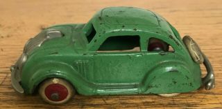 Vintage Hubley 2182 Chrysler Airflow Cast Iron Coup 4.  5 Inches Paint