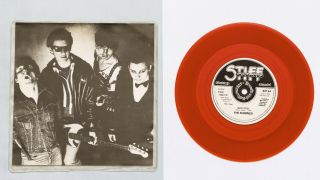 The Damned - Rose Rare Red Vinyl 7 " Single - Uk 1986 Stiff Records Punk Rock