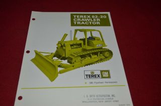 Terex 82 - 20 Crawler Tractor Dozer Dealer 