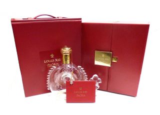Remy Martin Louis Xiii Grande Champagne Cognac Baccarat Crystal Decanter & Box