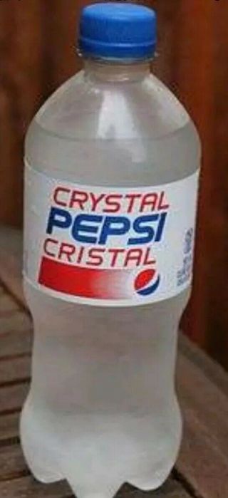Rare Crystal Pepsi Cola June 10 2019 Exp.  Never Opened Discontinued