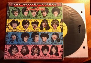 Rolling Stones Some Girls 1st W Celebrities (near With Plastic,  Vinyl Ex)