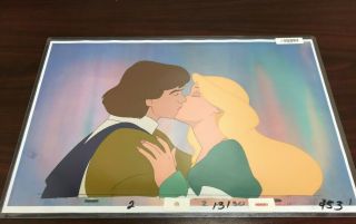 Swan Princess - Hand Painted Production Animation Cel - Certified Authentic