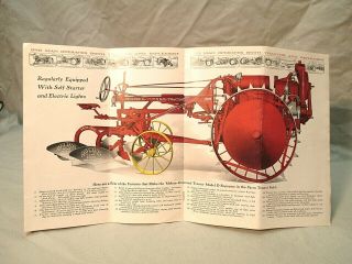 VINTAGE 1920s MOLINE UNIVERSAL TRACTOR MODEL D 14 PAGE BROCHURE ONE MAN TRACTOR 3