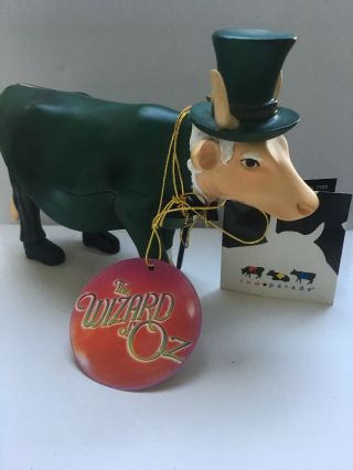 Cow Parade Wizard Of Oz The Mayor 7722 With Tags