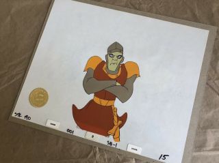 Dragon ' s Lair Animation Cel Dirk Daring Princess Daphne Don Bluth Space Ace 2
