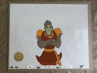 Dragon ' s Lair Animation Cel Dirk Daring Princess Daphne Don Bluth Space Ace 4