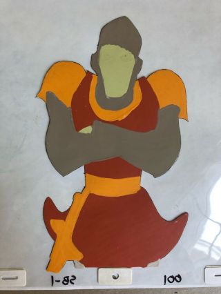 Dragon ' s Lair Animation Cel Dirk Daring Princess Daphne Don Bluth Space Ace 7