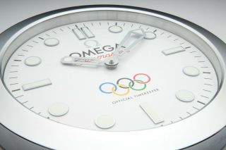 OMEGA SEAMASTER WALL CLOCK OLYMPIC SHOWROOM DEALER DISPLAY OFFICIAL CLOCK 3