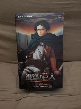 Medicom Attack On Titan Levi Real Action Heroes Figure Rah First Limited Edition
