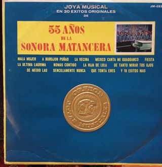 Sonora Matancera “ 55 Anos De La.  ” Orfeon Mexico 3 Lps Rare Cuba Vg,