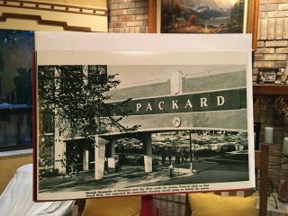 1955 Packard Detroit Plant Walkway Grand Blvd 12x18 Inches Photo Poster Wow