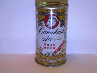Canadian Ace Bock Flat Top Beer Can (vanity Lid Florida)
