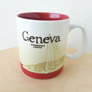 Starbucks City Mug 16 Oz Geneva Series 2016 Switzerland Discontinued