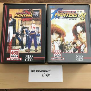 The King Of Fighters 97 & 98 For Neogeo Mvs With Shockboxes / Usa Seller /