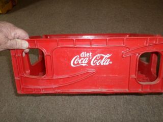 Coca - Cola Coke Husky red plastic carrier crate 11 