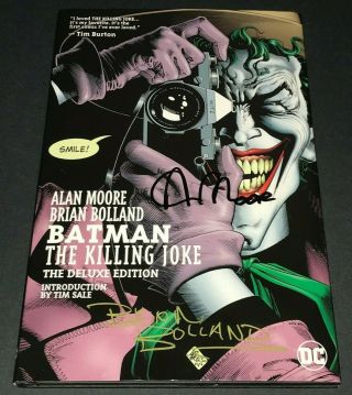Batman: The Killing Joke Signed By Alan Moore & Brian Bolland - Deluxe Edition