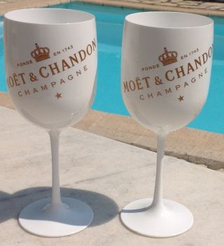 MOET CHANDON ICE IMPERIAL CHAMPAGNE GLASSES X 4 DESIGN 2017 2