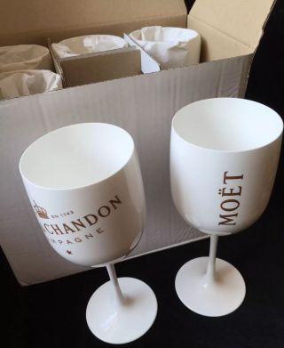MOET CHANDON ICE IMPERIAL CHAMPAGNE GLASSES X 4 DESIGN 2017 5