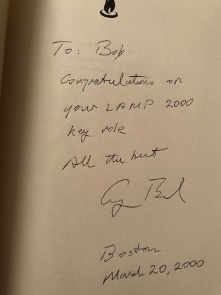 Us President George H W Bush Signed Twice All The Best Book With Photo Proof