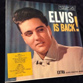 Elvis Presley Elvis Is Back 1960 Lpm - 2231 Long Play Mega Rare Cover Nm 1 Of 1 ?