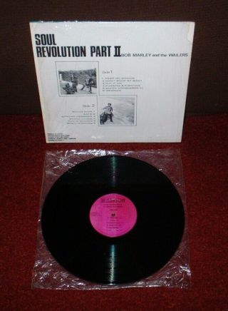 BOB MARLEY & WAILERS Soul Revolution LP 1971 JAMAICAN 1st Press IN SHRINK 2