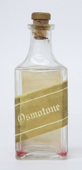 Early 1900s Eckels Osmotone Antique Embalming Fluid Poison Bottle Funeral Casket