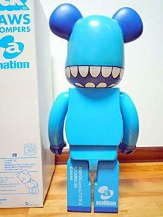Medicom Toy Kaws Chompers A - Nation Bearbrick 1000 Limited Figure 3