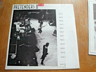 PRETENDERS - PRETENDERS II - PROMO JAPAN 12 