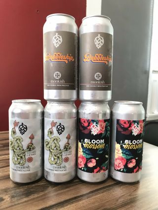 Monkish Brewing,  6 “empty” Cans,  Trillium,  Tree House,  Other Half