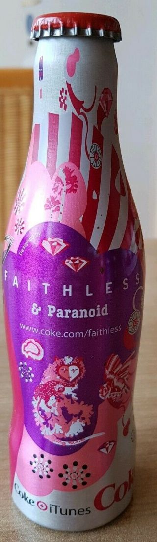 Coca Cola Alu Bottles From Switzerland/hungary.  Faithless And Paranoid Full