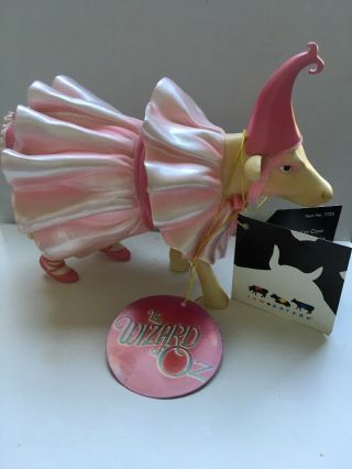 Cow Parade Wizard Of Oz Ballerina Munchkin Cow Figurine 7725 W/ Tags
