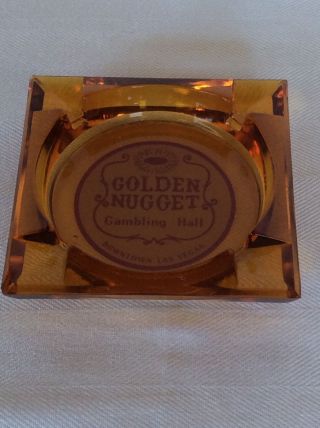 Vintage Ashtray From Golden Nugget Casino Las Vegas 2