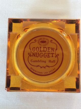 Vintage Ashtray From Golden Nugget Casino Las Vegas 3