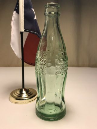 PAT ' D DEC.  25,  1923 Coca - Cola Hobbleskirt Coke Bottle - SEGUIN,  TEX Texas 2