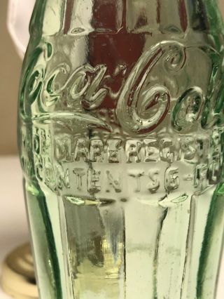 PAT ' D DEC.  25,  1923 Coca - Cola Hobbleskirt Coke Bottle - SEGUIN,  TEX Texas 7